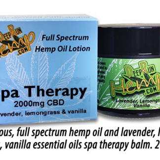 DRH Spa Therapy CBD & Shea Butter Rub Lavender Lemongrass Vanilla 2 oz jar