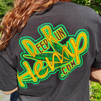 BLACK DRH T-shirts w/logo & Team Grow