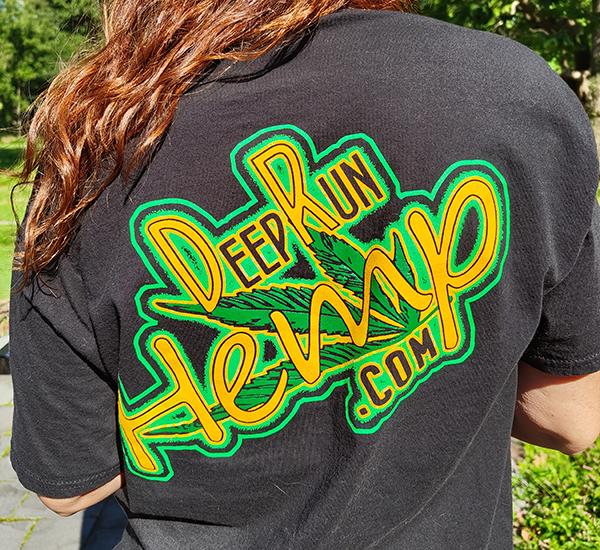 BLACK DRH T-shirts w/logo & Team Grow