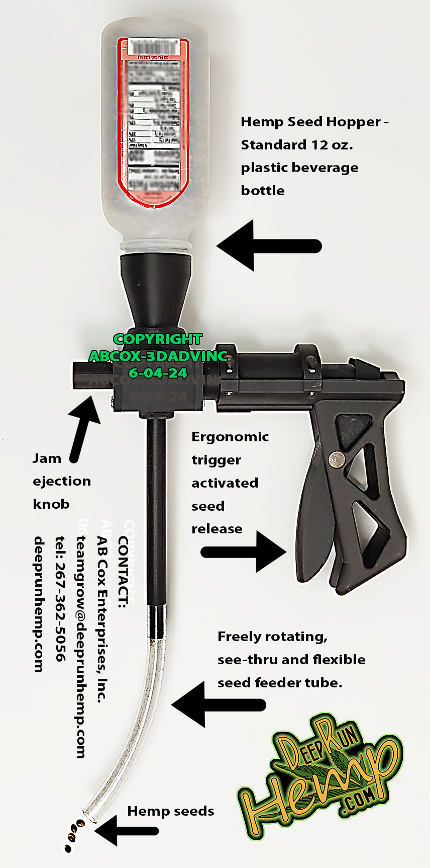 DRH Hemp Seed Injector 4Hydro