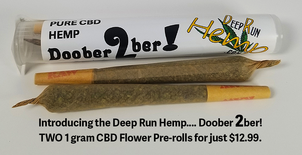 Doober 2ber Pure CBD Hemp Pre-Roll 2 pack