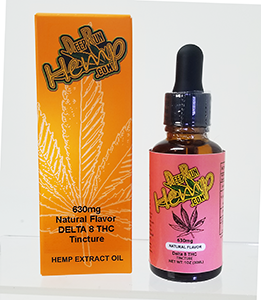 DRH Delta 8 630mg Tincture NET WT 1 OZ (30ML)